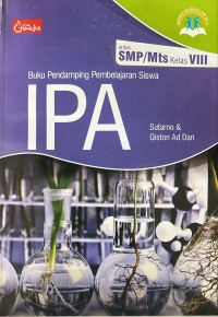 Image of Buku Pendamping IPA SMP/MTS KLS VIII 2019