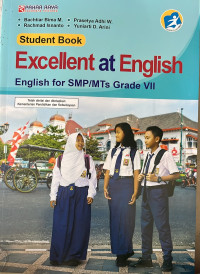 Image of EXCELLENT AT ENGLISH FOR SMP/MTS KLS VII 2019